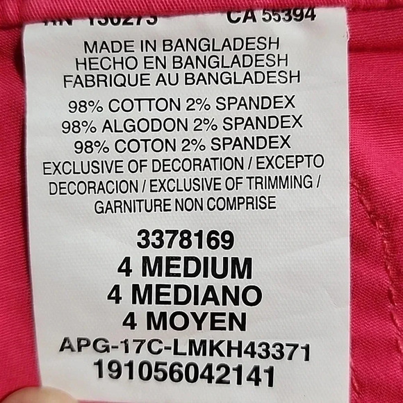 Women's Lee Relaxed Fit Capris, Pink, Size 4 Medium, Pre-Owned - Picture 10 of 11